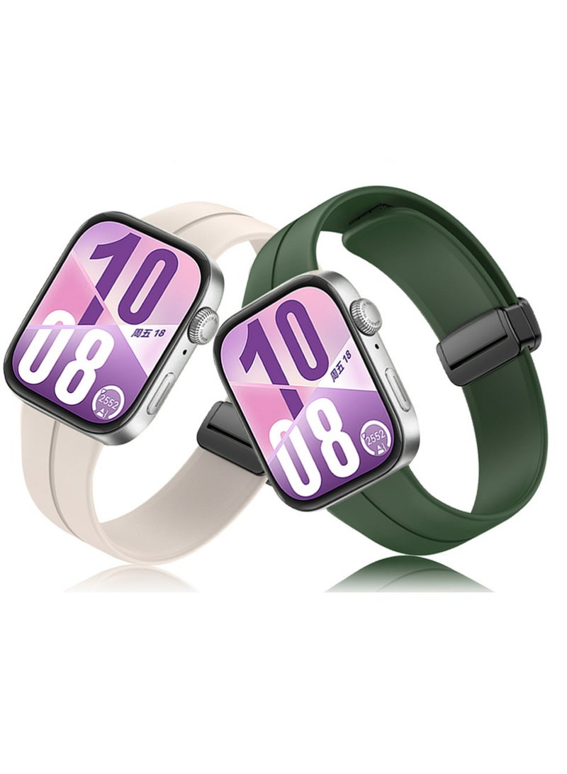 X-level Specially Designed Silicone Band for HUAWEI Watch Fit 3/ Fit 4/ Fit 4 Pro Smartwatch, waterproof and sweatproof Strap  - Image 1