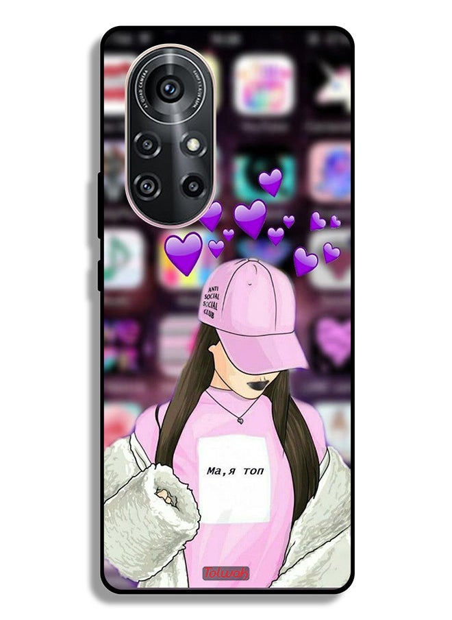 Tolwak - Huawei nova 8 Pro 4G Protective Case Cover Anti Social Club - Image 1