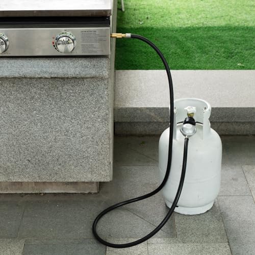 SHINESTAR 6 Feet Propane Regulator and Hose for Blackstone 17 & 22 Inch Tabletop Griddle, Connect to 5-20 LB Propane Tank - Image 5