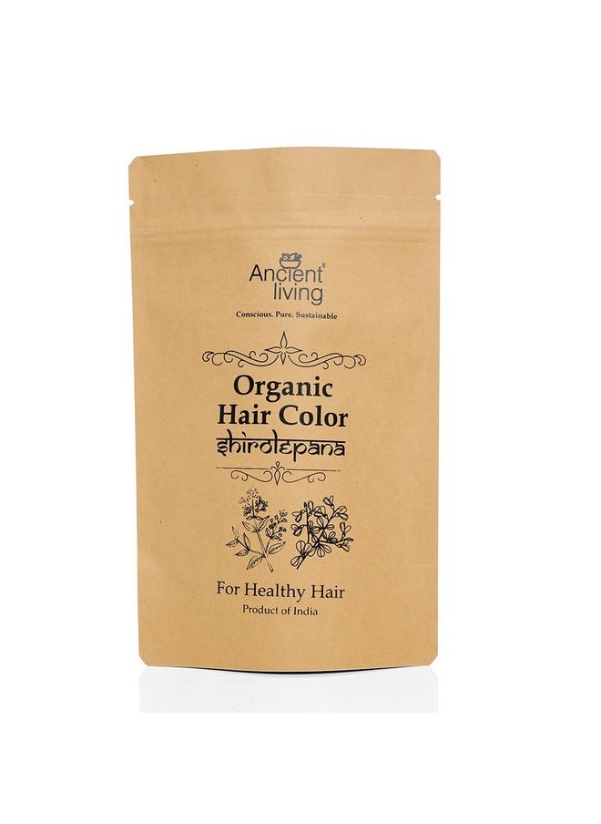 Ancient Living Ancient Living Organic Black Hair Color Pure Henna and Indigo Leaf Powder 100 gm  - Image 1