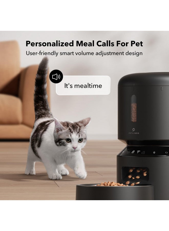 PETLIBRO PETLIBRO Automatic Cat Food Dispenser, 5G WiFi Pet Feeder with Freshness Preservation, Timed Cat Feeders for Dry Food, Up to 48 Portions 10 Meals Per Day, Granary Pet Feeder for Cat/Dog  - Image 4