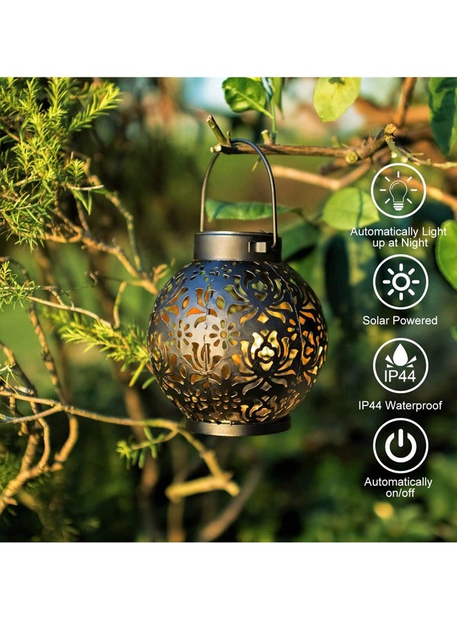 1 Pack Hanging Solar Lights,Outdoor Ramadan Solar Lanterns Decorations - Image 2