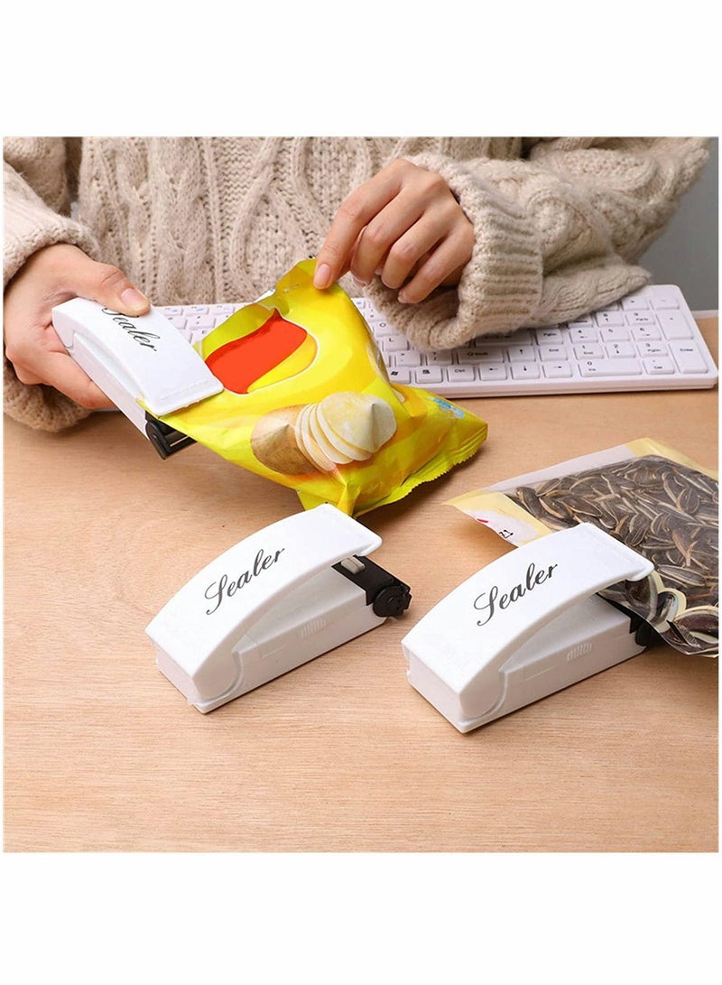 NIBEMINENT Portable Mini Handheld Sealing Household Machine, Kitchen Gadgets Resealer for Chip, Plastic, Snack Bags (1Pcs) - Image 2