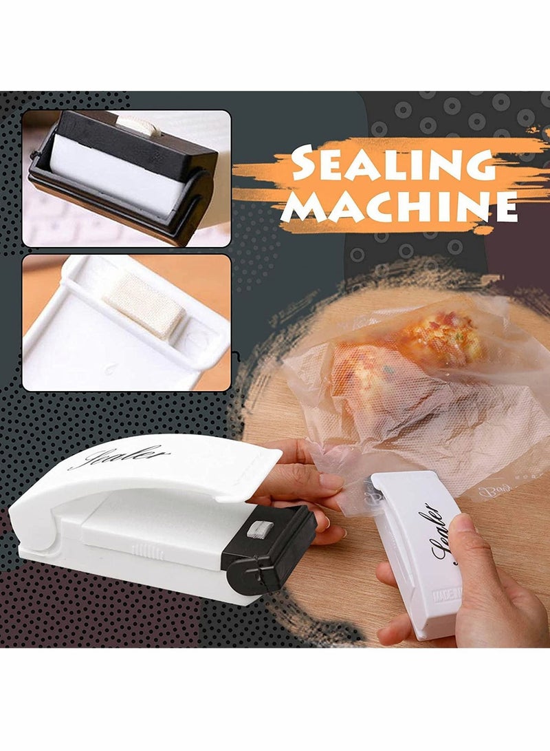 NIBEMINENT Portable Mini Handheld Sealing Household Machine, Kitchen Gadgets Resealer for Chip, Plastic, Snack Bags (1Pcs) - Image 3
