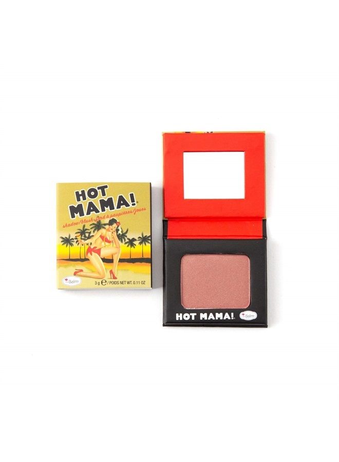 theBalm أم حارة! ظل/حمرة، هايلايتر خفيف، بحجم السفر