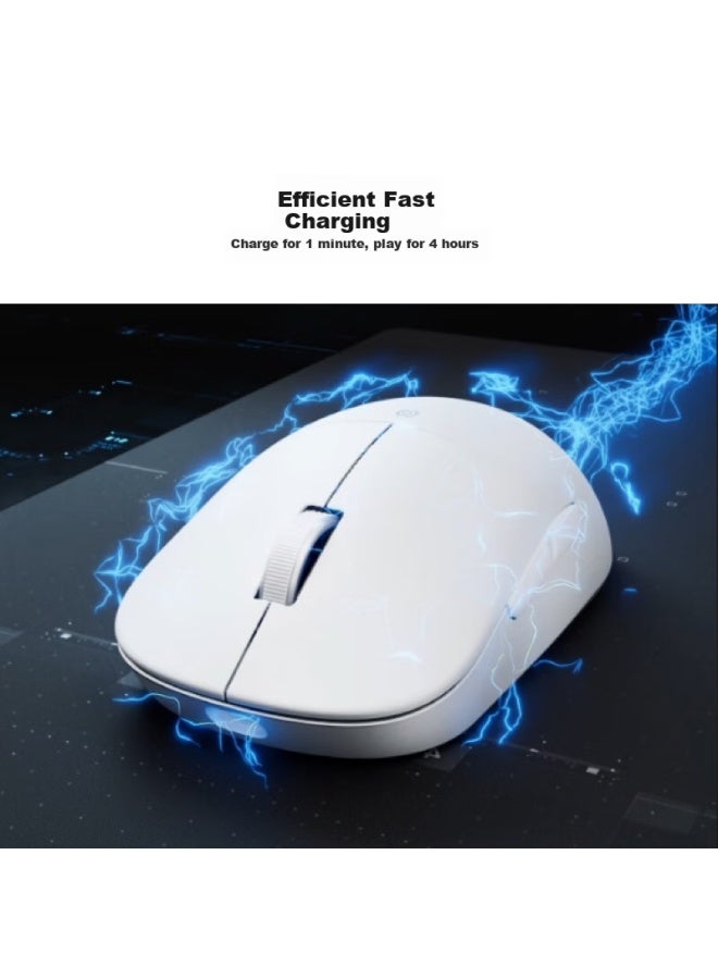 HUAWEI Starlight Mouse Gt Professional Edition Office/Gaming Mouse Starlight Lightweight 59G Starlight 4K Polling Rate Paw3950 Fast Charging Long Battery Life White - Image 4