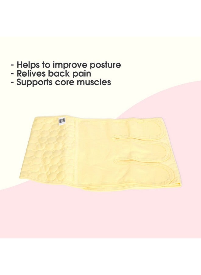 mee mee Mee Mee Pregnancy Belts After delivery c Section Corset, Post Maternity Belt Support for Women Normal delivery Abnormal Postpartum Waist Tummy Body Shaper/Shapewear Belt (Yellow, XL Size)  - Image 4