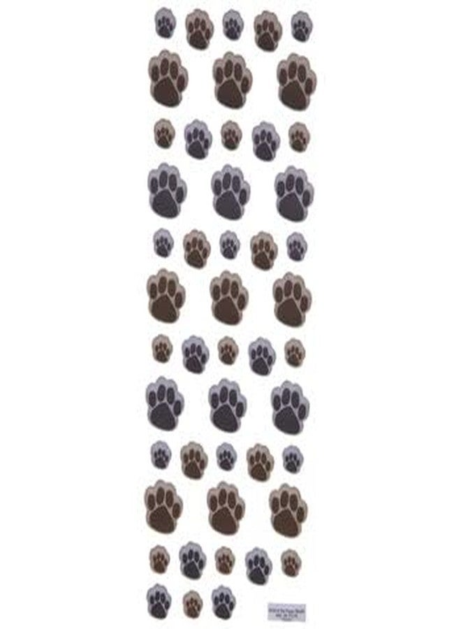Stickabilities ملصقات على شكل مخالب كلب - ملصقات لاصقة ثلاثية الأبعاد بارزة للأعمال اليدوية وسجلات القصاصات - عبوة من 48 قطعة - Image 2