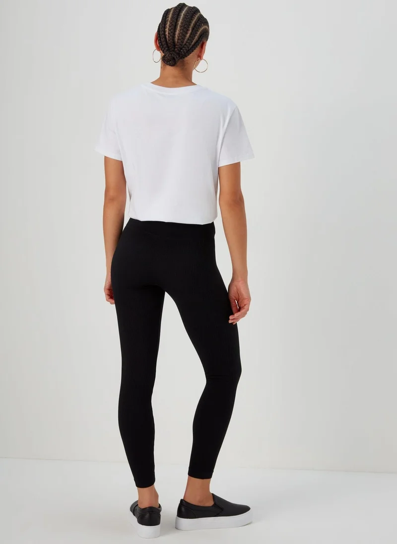 ماتلان Black Seamless Leggings
