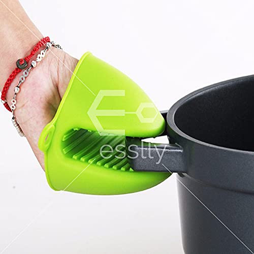Esslly Silicone Pinch Grip Heat-Resistant Mini Oven Mitts | Non-Slip, Compact, Easy Grip Hand Gloves for Hot Pots & Pans | 230°C Safe | Made in India - Image 2