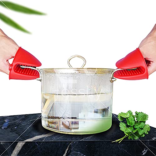 Esslly Silicone Pinch Grip Heat-Resistant Mini Oven Mitts | Non-Slip, Compact, Easy Grip Hand Gloves for Hot Pots & Pans | 230°C Safe | Made in India - Image 3
