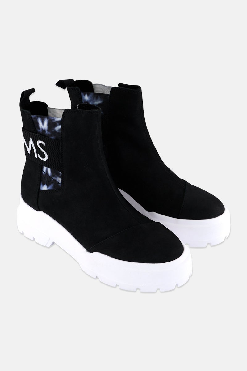 TOMS Women Alpargata Combat Slip On Ankle Boots, Black - Image 1