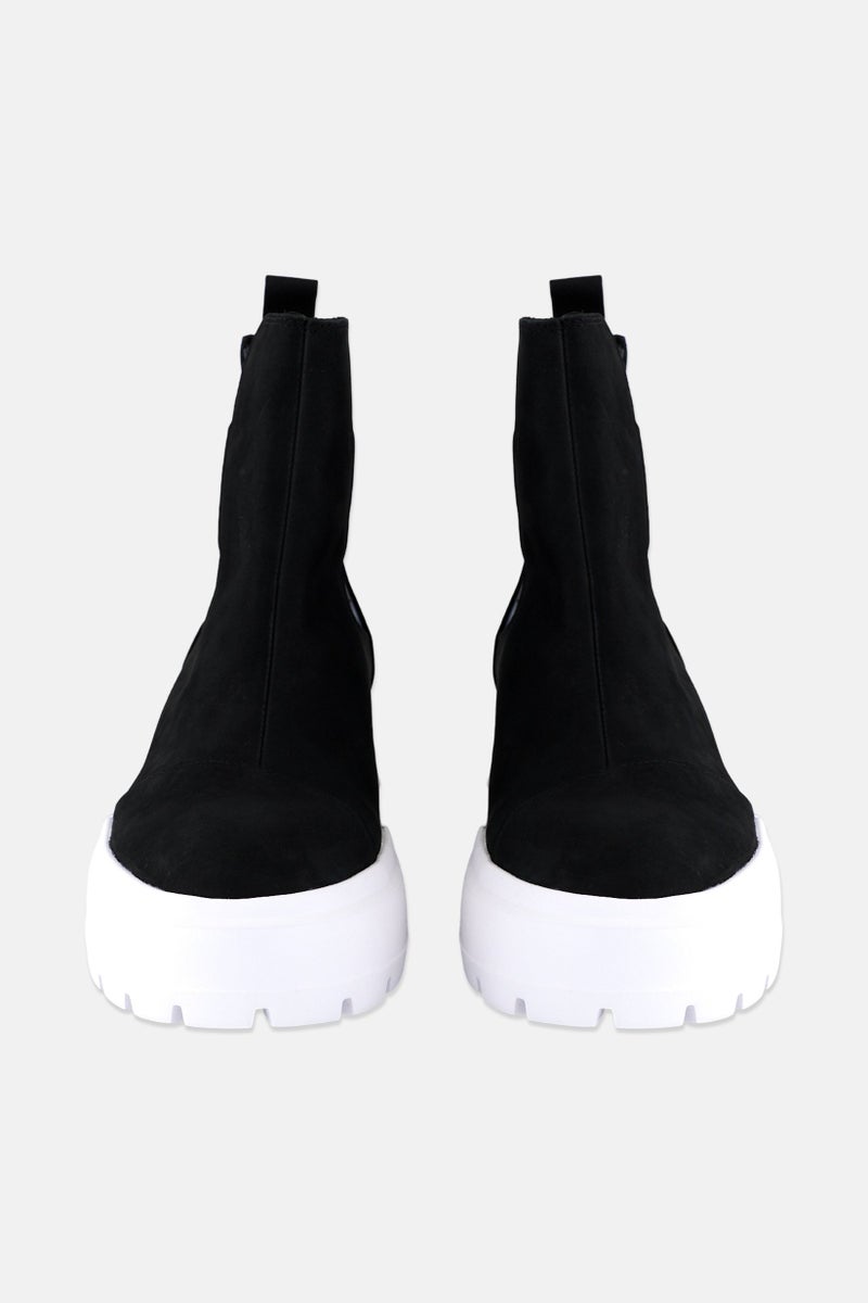 TOMS Women Alpargata Combat Slip On Ankle Boots, Black - Image 3