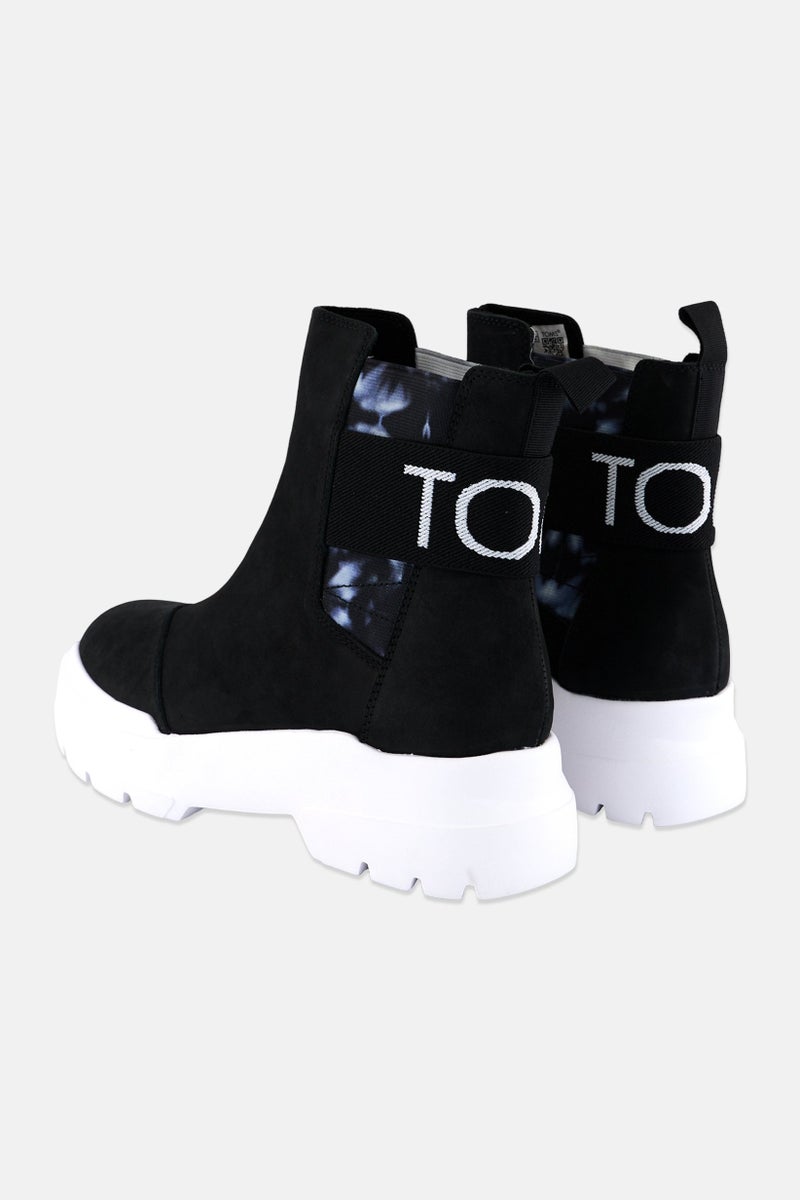 TOMS Women Alpargata Combat Slip On Ankle Boots, Black - Image 2