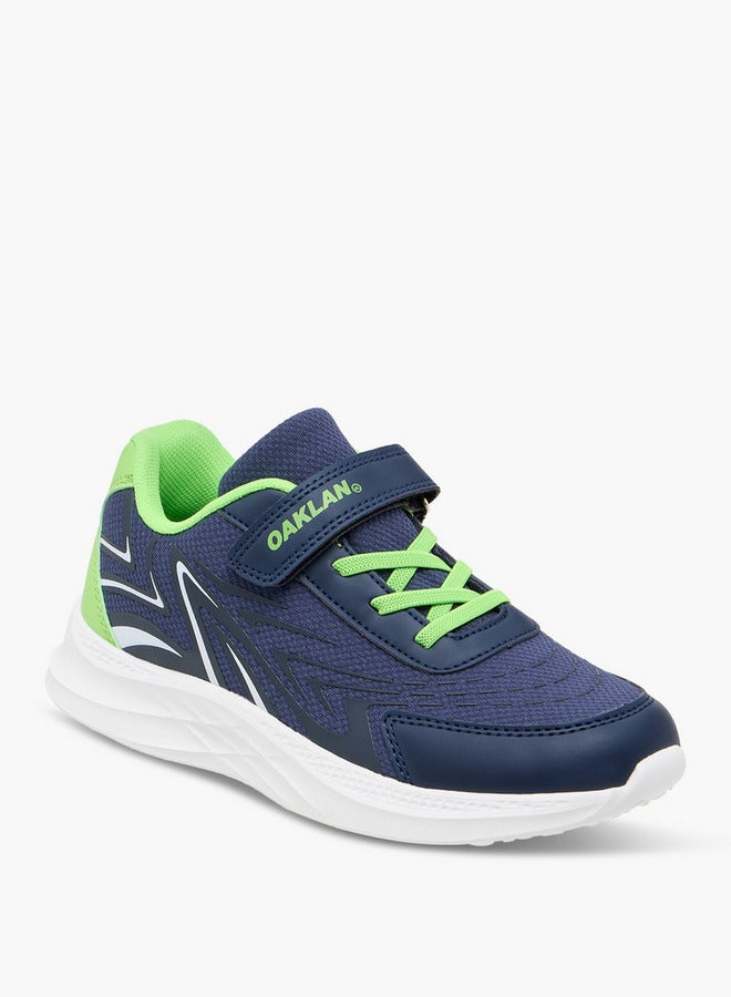 Oaklan by Shoexpress Boys Panelled Sports Shoes with Hook and Loop Closure  - Image 2