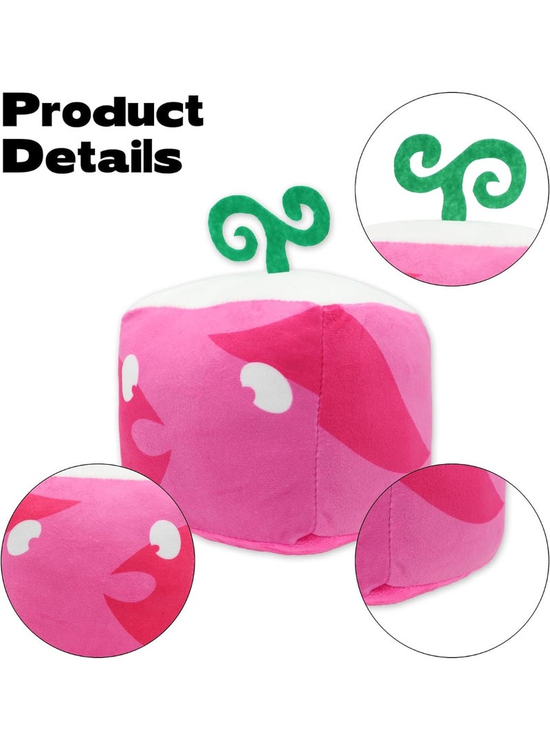 SOLARAE Blox Fruits Plush, 6 inch Blox Plush Plushies Toys Stuffed Animal Plushie Doll, Soft Fruits Hugging Plush Pillow Toy, Collectible Gifts for Kids Fans Aldults Birthday (Rubber) - Image 2