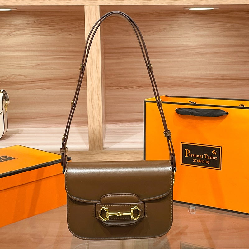 Bags For Women 2025 Style Ancient Saddle Bag High-End Single Shoulder Crossbody Bag - Image 5