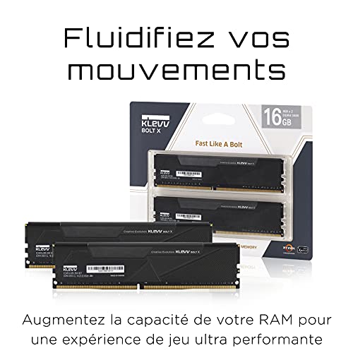 KLEVV Bolt X DDR4 16GB (2x8GB) 3600MHz CL18 1.35V Gaming Desktop Ram Memory SK Hynix Chip XMP 2.0 Ready (KD48GU880-36A180U) - Image 5