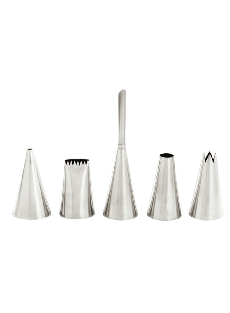 Mrs. Anderson's Baking Stainless Steel Pastry Cookie Cake Decorating Tips Silver - Image 1