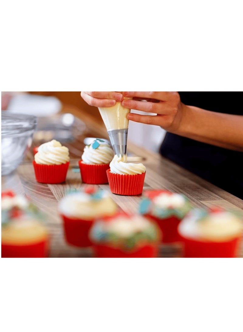 Mrs. Anderson's Baking Stainless Steel Pastry Cookie Cake Decorating Tips Silver - Image 4