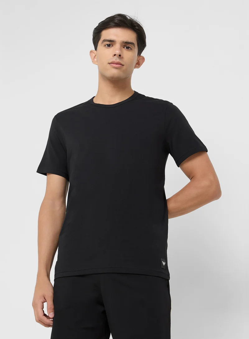 EMPORIO ARMANI 2 Pack Of Logo Crew Neck T-Shirt