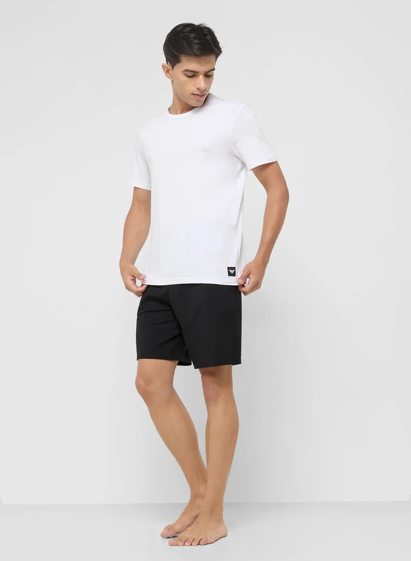 EMPORIO ARMANI 2 Pack Of Logo Crew Neck T-Shirt
