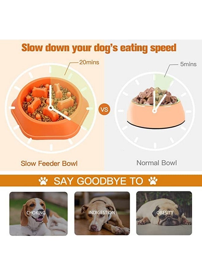 Anti-Chocking Slow Feeding Dog Bowl, Interactive Bloat Stop Bowl Dishes Non-Slide Dog Lick Treat Bowl | Dog Puzzle Bowl (Color As Per Available) - Image 3