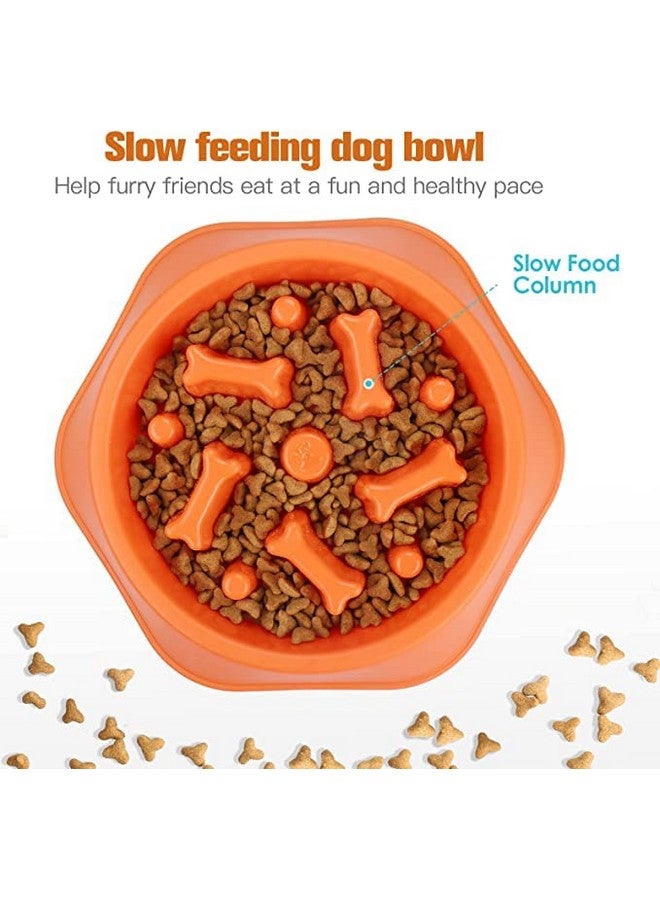 Anti-Chocking Slow Feeding Dog Bowl, Interactive Bloat Stop Bowl Dishes Non-Slide Dog Lick Treat Bowl | Dog Puzzle Bowl (Color As Per Available) - Image 4