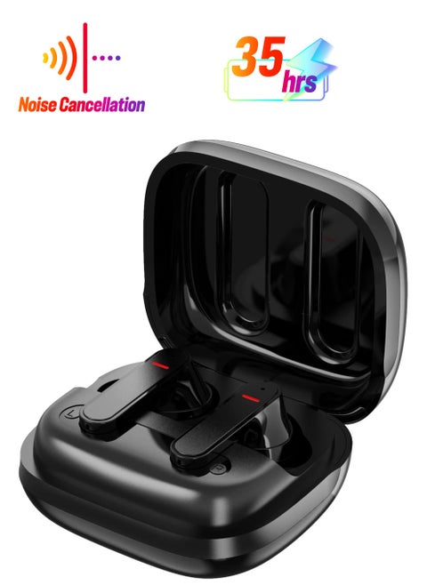 Wireless Earbuds Active Noise Cancelling Bluetooth Earbuds  Earphones with 35H Playtime In-Ear Detection Touch Control  ENC Tech for Clear Calls Bluetooth  IPX7 Waterproof