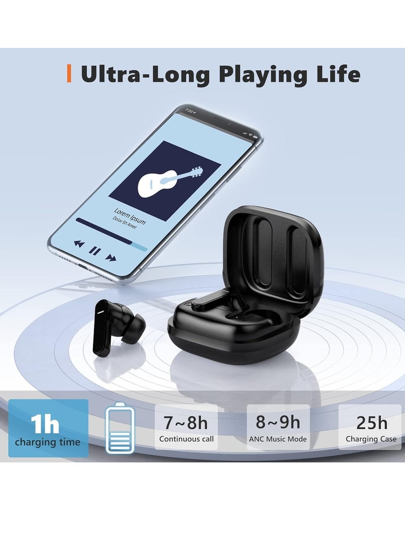 Generic - Wireless Earbuds Active Noise Cancelling Bluetooth Earbuds  Earphones with 35H Playtime In-Ear Detection Touch Control  ENC Tech for Clear Calls Bluetooth  IPX7 Waterproof - Image 1