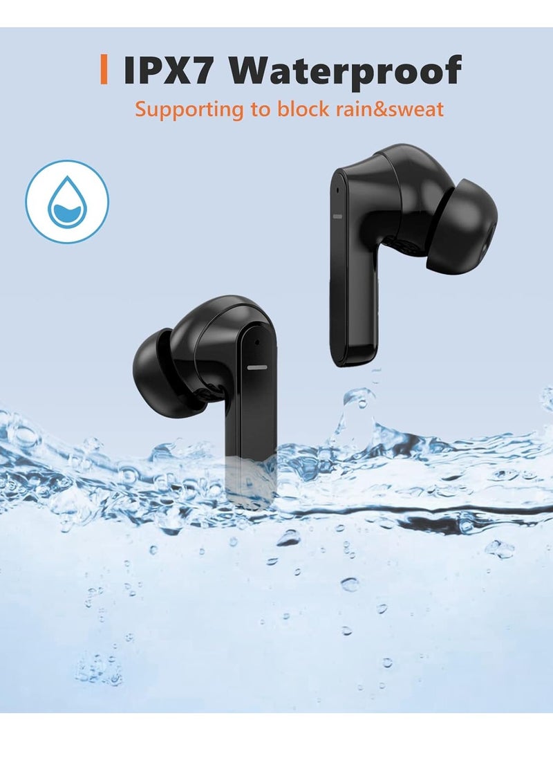 Generic - Wireless Earbuds Active Noise Cancelling Bluetooth Earbuds  Earphones with 35H Playtime In-Ear Detection Touch Control  ENC Tech for Clear Calls Bluetooth  IPX7 Waterproof - Image 1