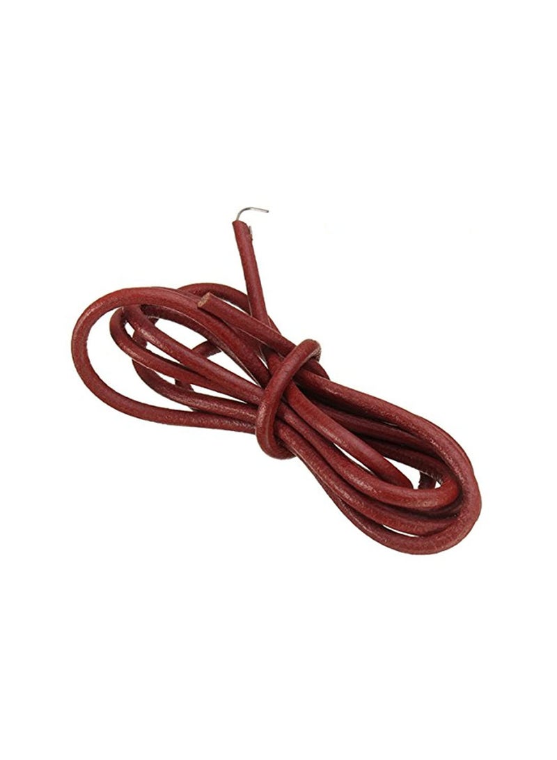 GGOOT 68 Inch Red Softer Leather Treadle Belt For Singer Sewing Machine With Metal Hook  - Image 1