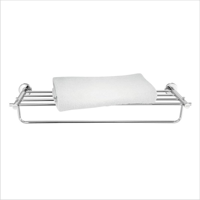 Johnson Bathrooms Johnson Alpha 24 Inch SS304 Towel Rack Towel Hanger for Bathroom 304 Grade Stainless Steel Towel Holder Chrome Colour T1556CAMZ 1 Year Warranty  - Image 5