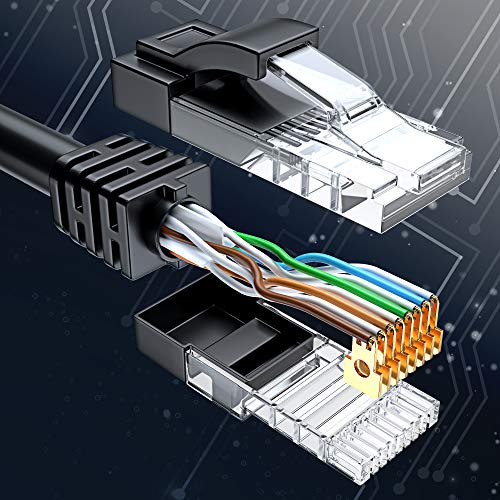 Maximm Cat6 Ethernet Cable - 100 Ft, 100% Pure Copper, UTP (Black) 100 Feet - Image 4
