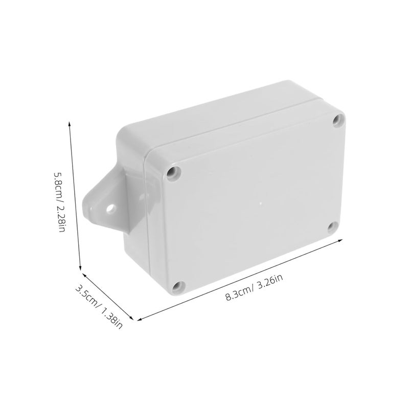 2Pcs Outdoor Electrical Junction Box Weatherproof Plastic Enclosure Quick Installation - Image 3