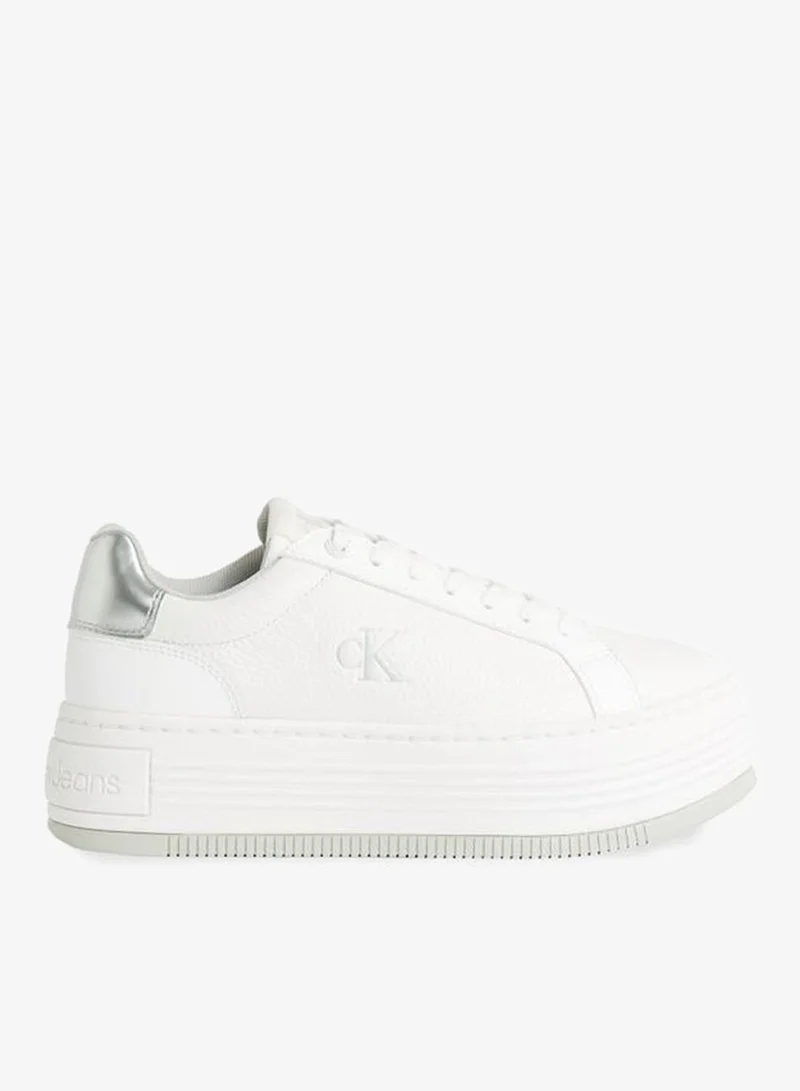 كالفن كلاين جينز سنيكرز مسطح برباط
