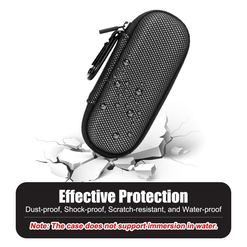 Yewltvep Case for KardiaMobile 1L 6L Personal EKG Monitor, Hard Travel Carrying Case for AliveCor Kardia Heart Monitor EKG/ECG, Portable Heart Rate Monitor Bag Storage Organizer with Pill Box & Carabiner Clip - Image 5