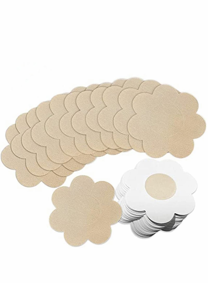 40 Pcs Nipple Breast Covers, Pasties Adhesive Bra Disposable - Self Adhesive, Comfortable and Secure Nipple Covers for Tank Tops and Halter Dresses - Image 1