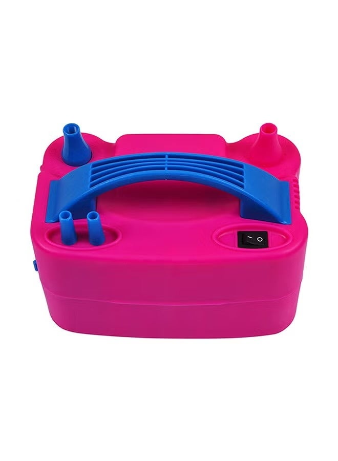 Portable Electric Balloon Pump - High Power Dual Nozzle Air Blower Inflator for Party Decorations (21x14x17cm) - Image 2