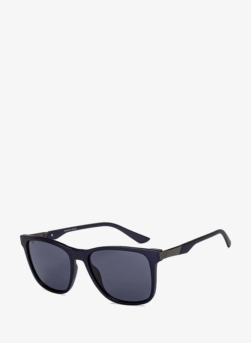 VINCENT CHASE Full Rim Square All-Time Hits Branded Latest And Stylish Sunglasses Polarized And 100% UV Protected Unisex Large VC S13820