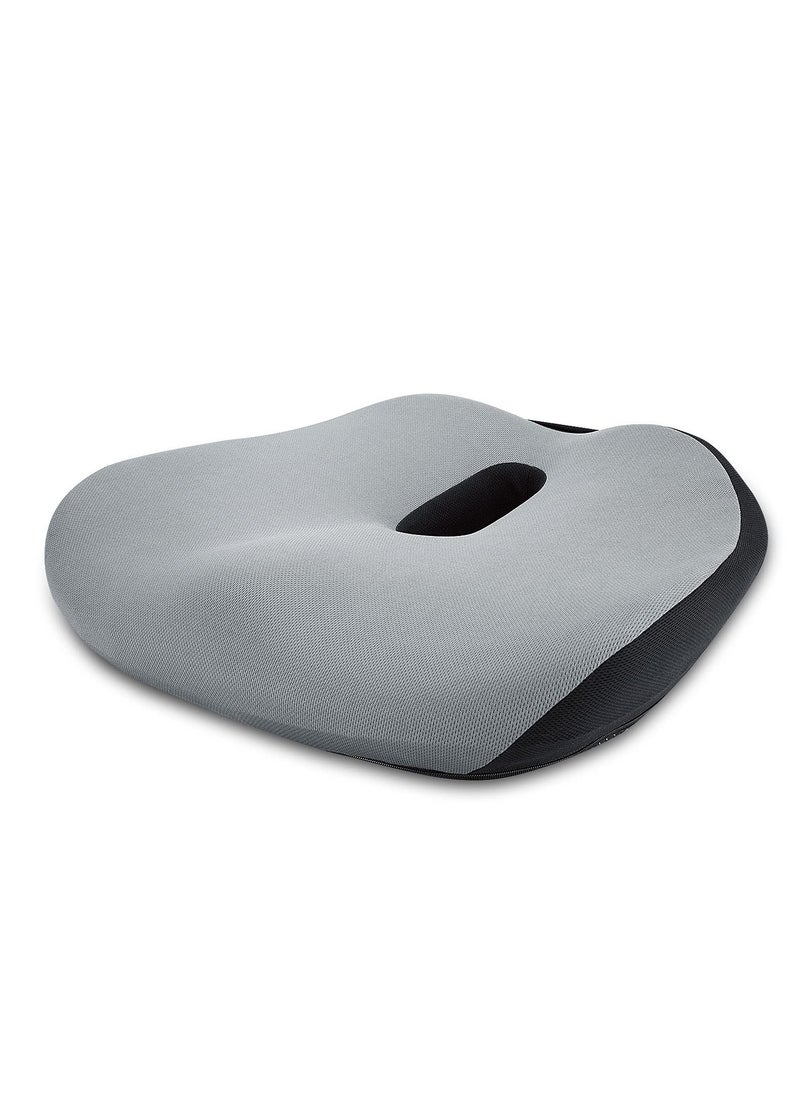 SYOSI Coccyx Cushion, Memory Foam Cushion for Coccyx Tailbone Sciatica Pain Relief, Ergonomic Posture Seat Pads for Car Seat, Office Chair, Kitchen Chairs, Wheelchair (Grey)  - Image 1
