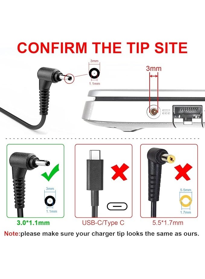 Terabyte 19V 2.1A 3.01.1mm 40W AC Adapter Charger Power for Samsung Series 5 9 XE500C21 NP900X3A - Image 2