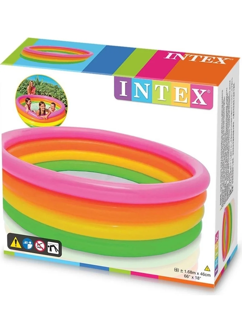 INTEX 4 Pronged Sunset Pool 168x46 cm