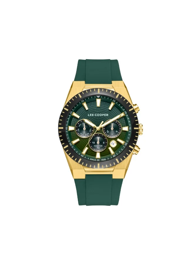لي كوبر Men's Silicone Multi Function Watch LC08088.177 - 42 mm
