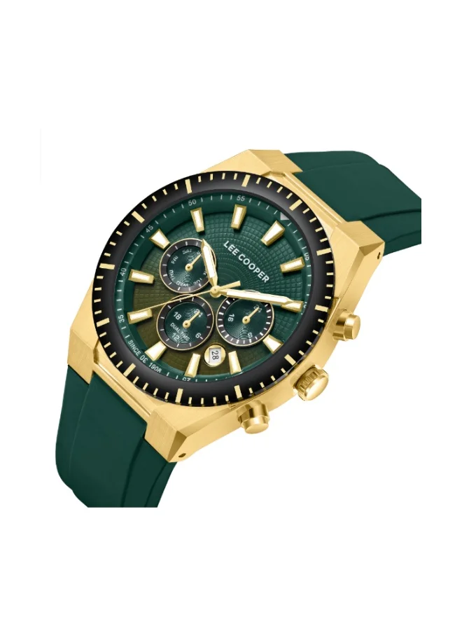 لي كوبر Men's Silicone Multi Function Watch LC08088.177 - 42 mm