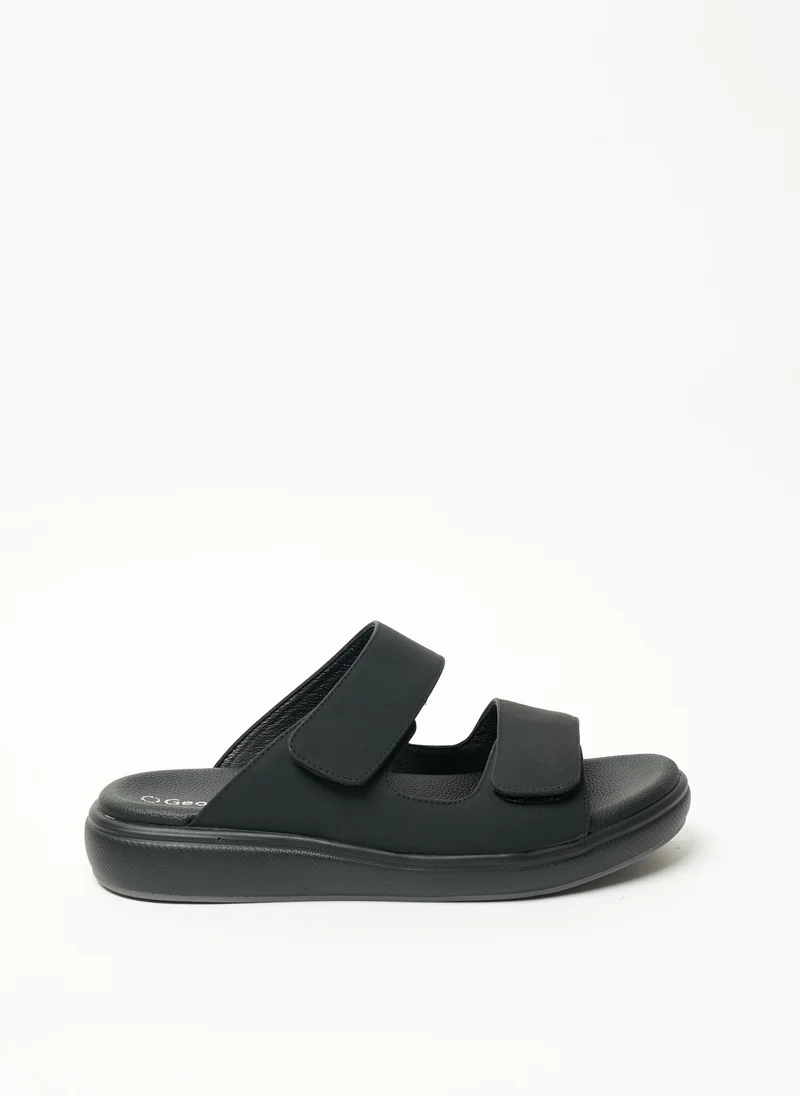 جيومني Geoomnii Mens Arabic Sandals Black