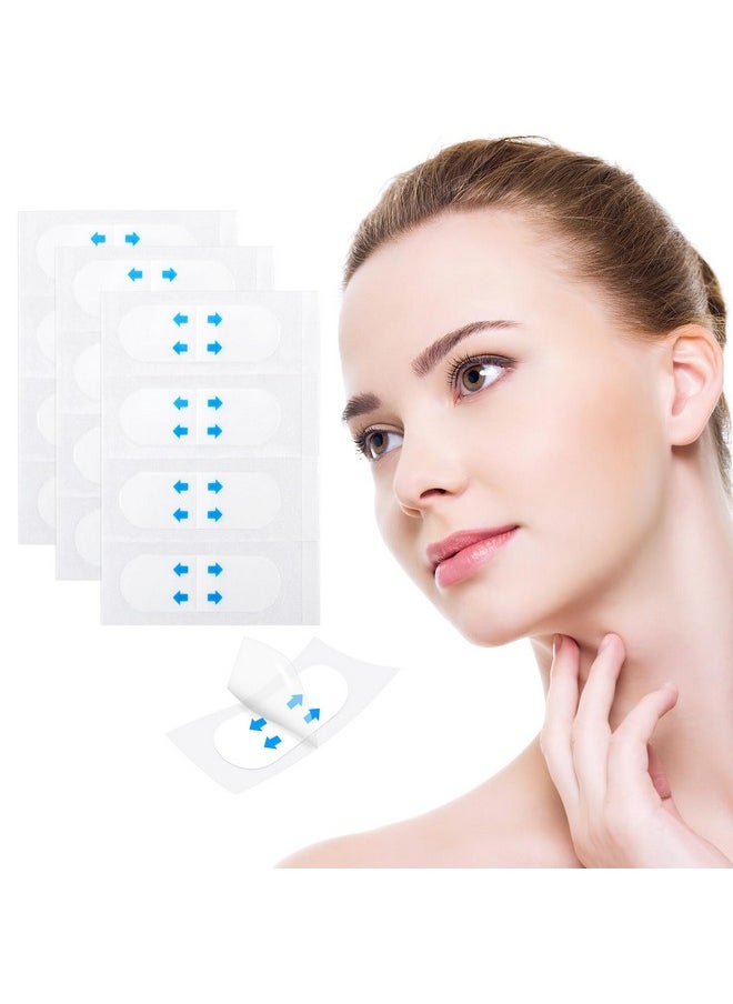 Prasacco 120 Pieces Face Lift Tape Face Tape Lifting Invisible Makeup Tape Instant Face Lift Neck Tape Facial Tape V Face Make Up Stickers Patch Face Tapes For Lifting Sagging Skin  - Image 1