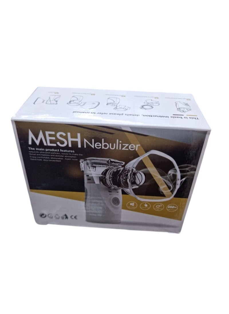 MESH Portable Nebulizer Inhaler Machine Mini Handheld Steam Humidifier Vaporizer Cool Mist For Adults & Kids  - Image 1