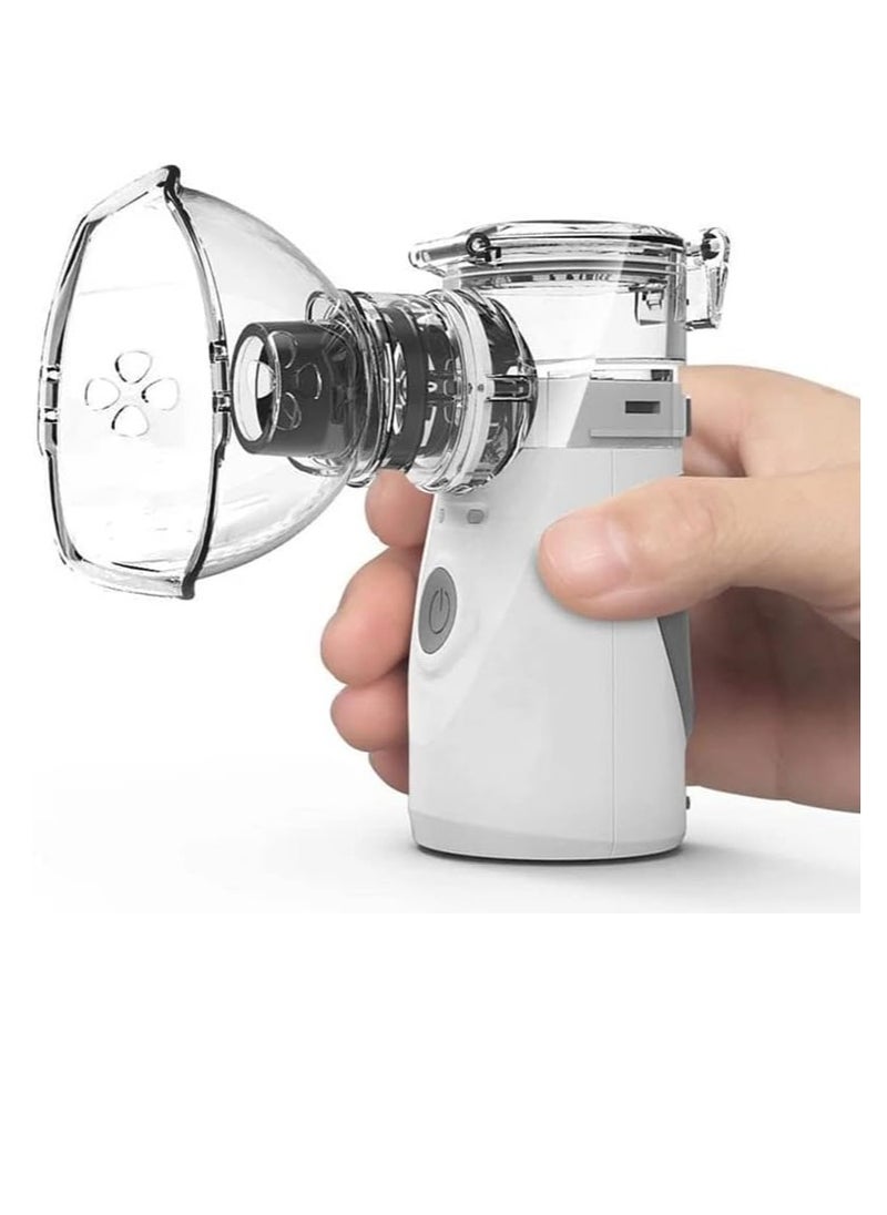 MESH Portable Nebulizer Inhaler Machine Mini Handheld Steam Humidifier Vaporizer Cool Mist For Adults & Kids  - Image 2