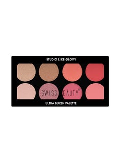 Ultra Blush Palette With Highly Blendable Shades ; Pigmented Blusher For A Natural Flush ; Shade1 16Gm;